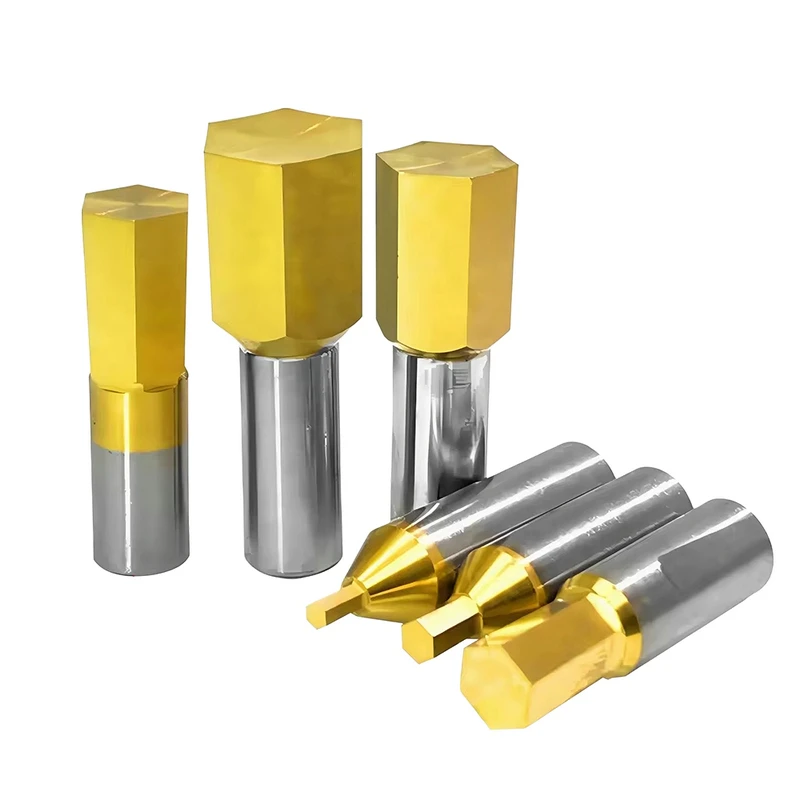 1 Piece CT08 HSS Rotary Broach Hexagonal Punch Lathe Punching Cutter Tool 8MM Shank Inner Hexagon Rotary Broaching Tool