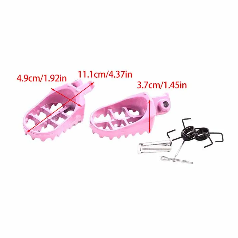 Footrest Pedal Foot Pegs Dirt Bike For Yamaha TTR125 TTR225 TTR90 TTR110 PW50 1Pair（2pcs）