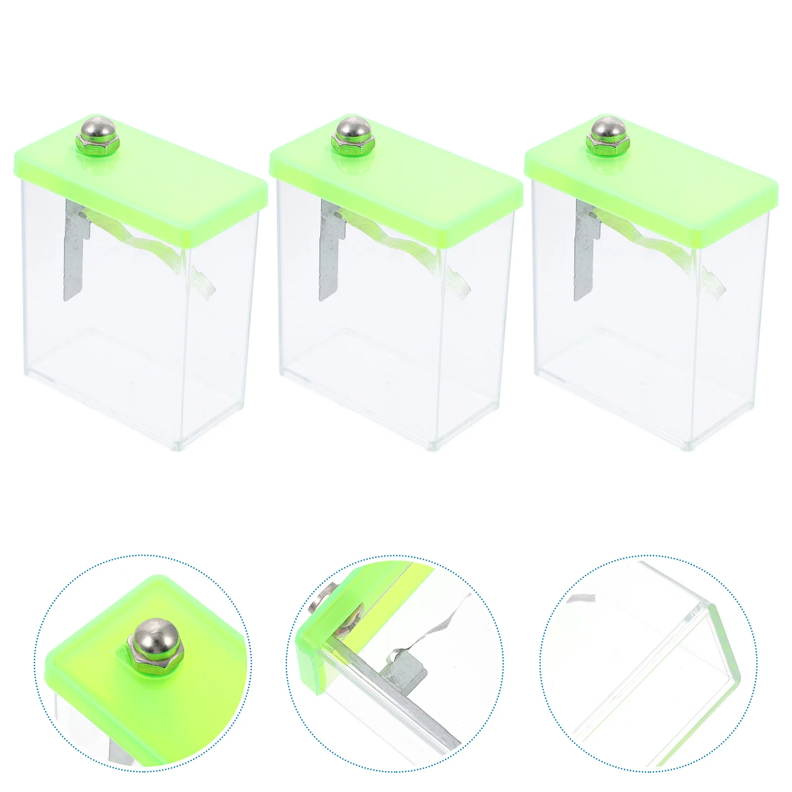 Electrómetro escolar de física de papel de aluminio, equipo de experimentos, herramienta de laboratorio de lámina de plástico, proyectos científicos para aula, 3 uds.