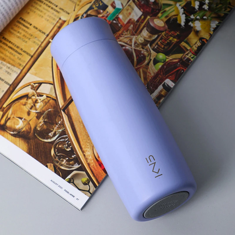 Bacteriostatic Ceramic Inner Tank Thermos Cup Tea Separation Simple Portable Small Capacity Water Bottle 280ml Gift Customizatio