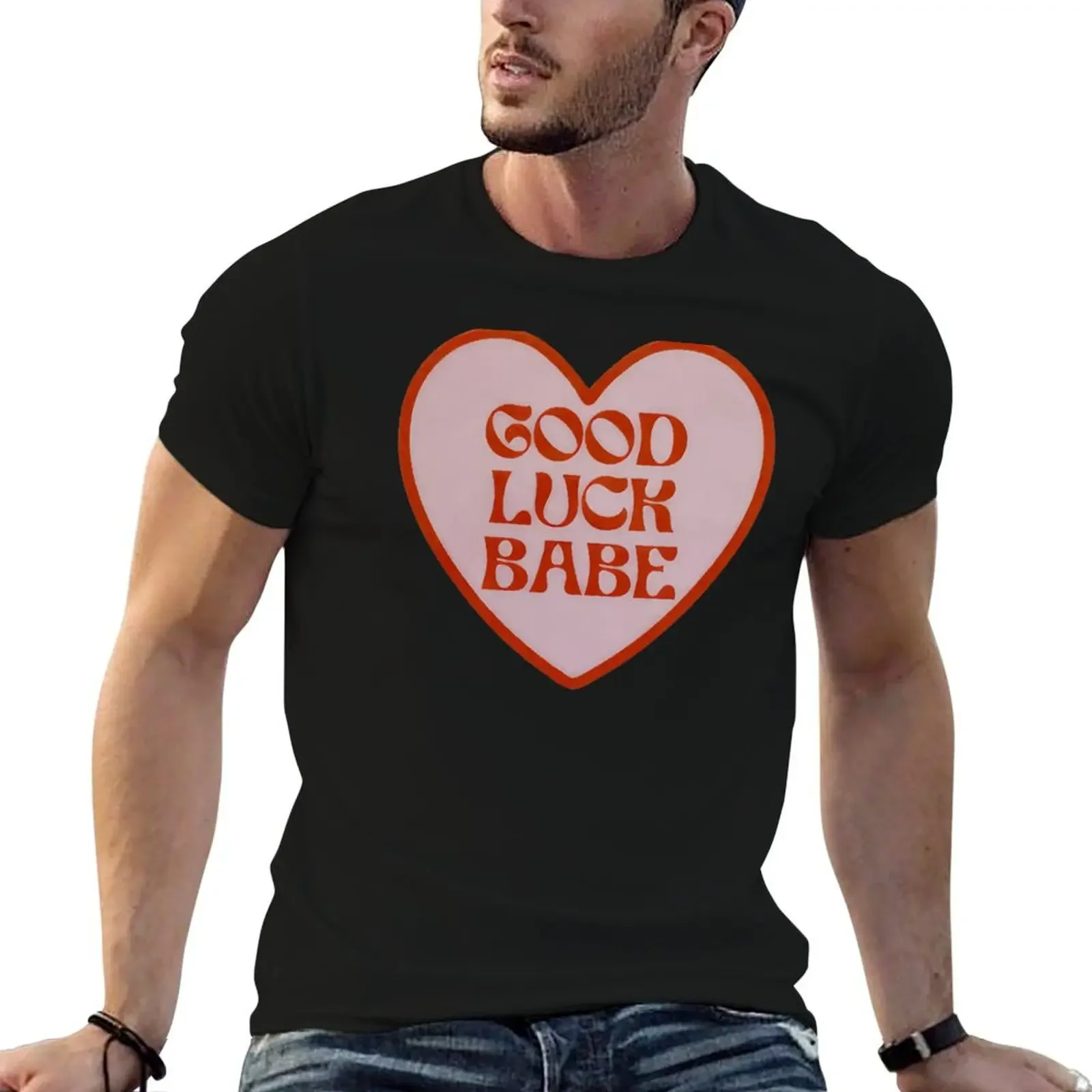 

Chappell Roan Good Luck Babe T-Shirt korean fashion quick drying vintage street wear mens designer clothes