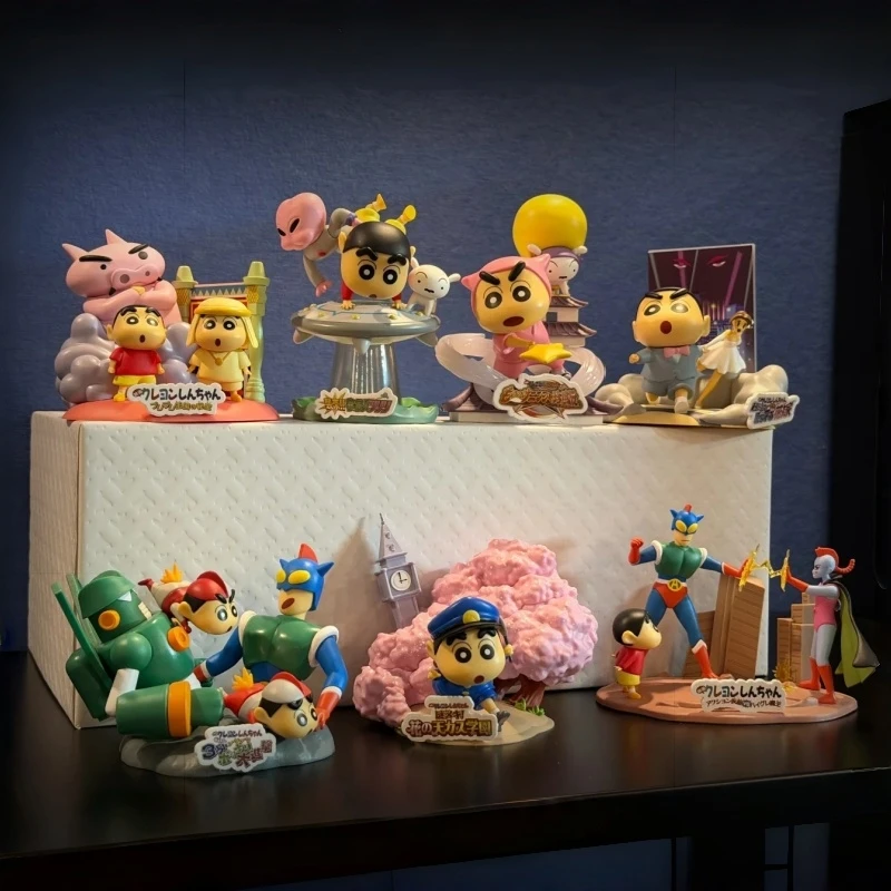 

52TOYS карандаш Шин-тян модель слепая коробка детские игрушки аниме фильм знаменитая сцена серии украшения ручной работы подарок на день рождения