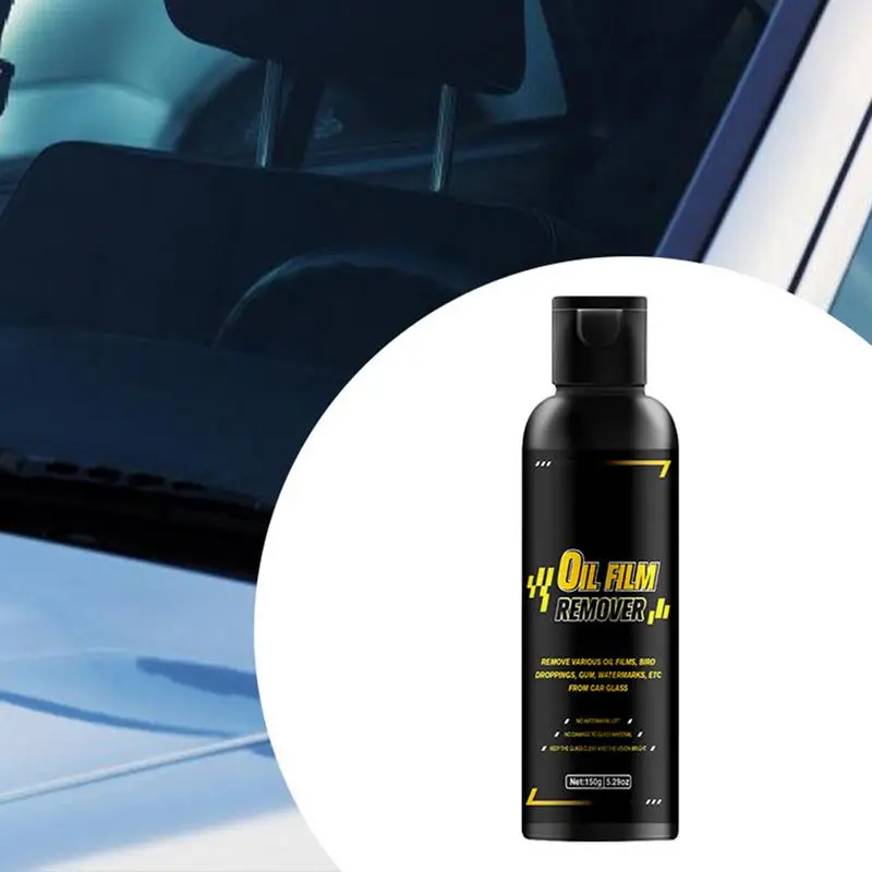 For Car SUV Truck Glass Oil Film Remover Windshield Oil Film Removal 150g Car Glass Oil Film Stain Removal Cleaner Car