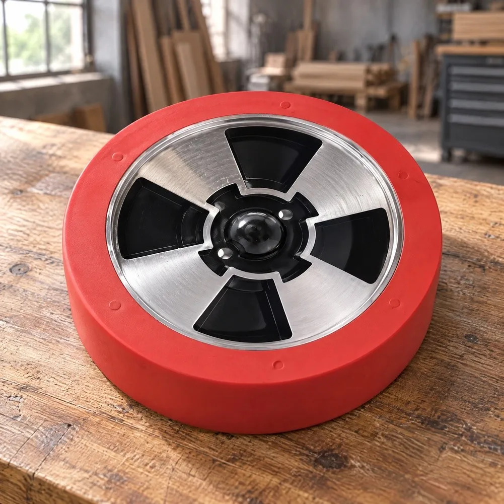 200x40mm Rubber Feed Roller Drive Wheel For Woodworking Milling Machine Feeder Conveyor Belt Pressure Industrial Par