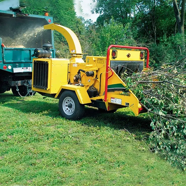 Motor de gasolina aprobado por biotrituradora de ramas wood tree branch chipper