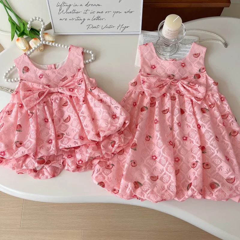 Girls Clothing Sets Summer Lace Shirt+Shorts Fashion Korean Princess Two Piece Set Birthday Party Toddler Girl Dress 2-7Yrs