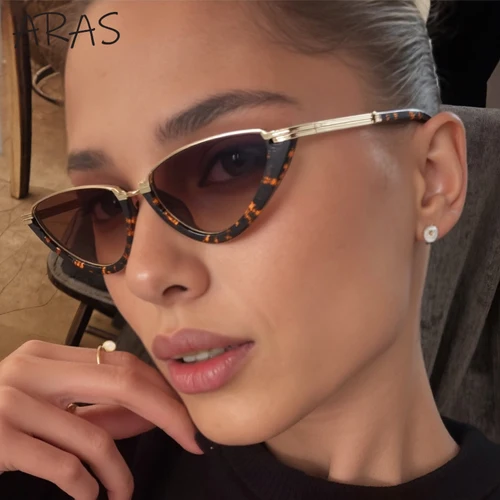 Gafas de Sol Retro Pequeñas de Ojo de Gato para Mujer 2026, Marca de Lujo, Gafas de Sol Sexys para Exteriores, Protección UV400, Gafas de Conducir para Mujer, Gafas de Moda