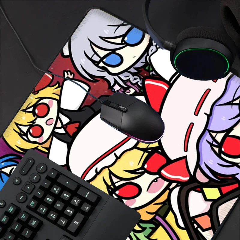 Hakurei Reimu Anime Touhou Project For Desk Mat, Gamer Playmat , Fantasy Play Mat, Large Mousepad,Company Keyboard Mouse Mats