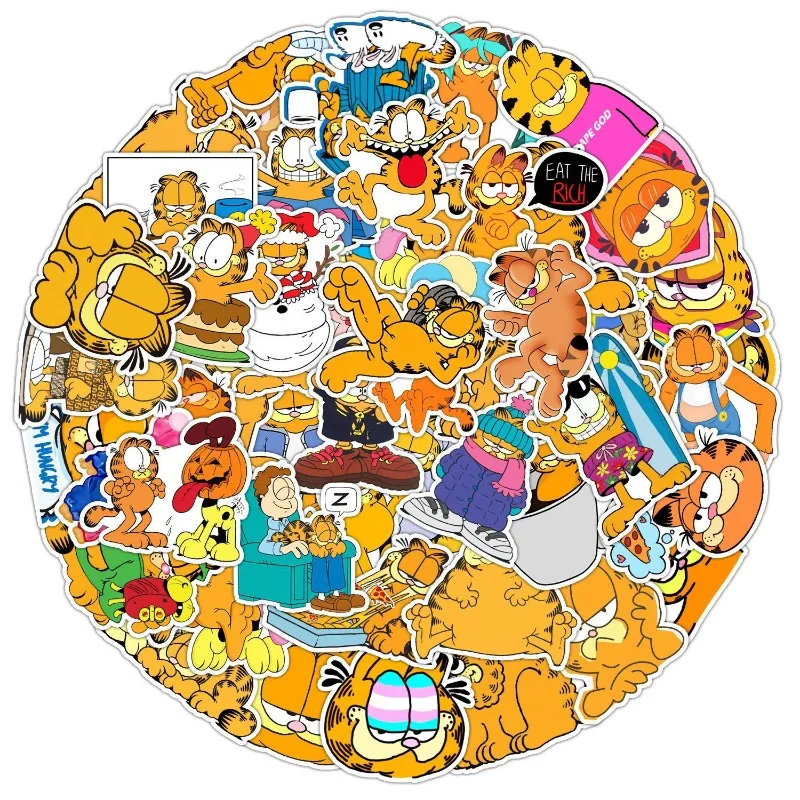 50Pcs Cute Cartoon Animal Notebook Skateboard Suitcase Guitar Water Cup Graffiti Decoration Stickers Birthday Gift