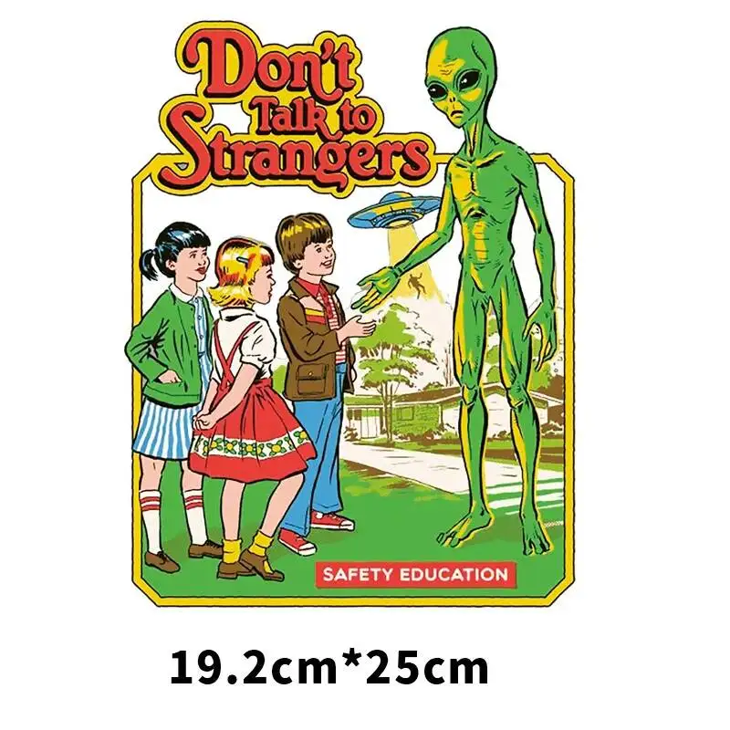 Europe Retro Custom Iron On Heat Transfer Sticker Patch DIY Patches For Children Woman T-shirt Print Clothes Stickers