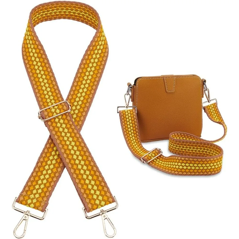 Polyester Adjustable Purse Strap 29.52-51.18 Inch Crossbody Bag Straps Replcement 1.8-1.9 Inch Wide Shoulder Bag Guitar