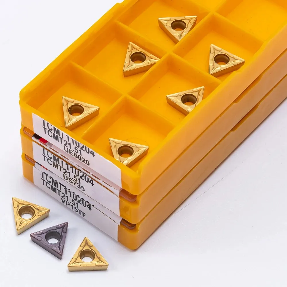 Токарный инструмент TCMT 110204 AFTN из карбида вольфрама TCMT110204 VP15TF UE6020 US735, фрезерный станок с ЧПУ, токарные инструменты