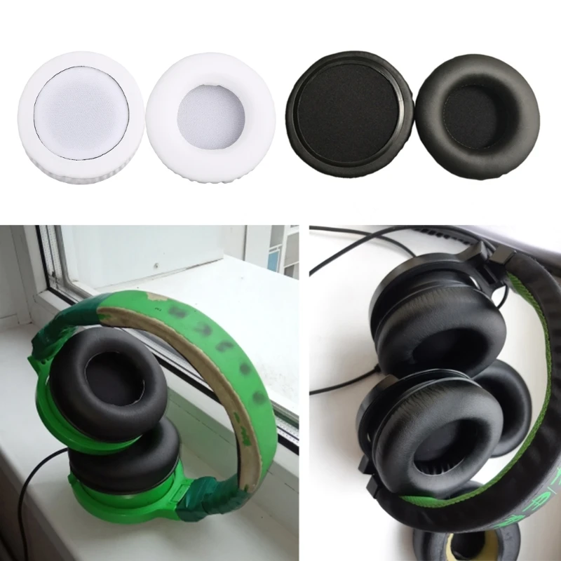 Razer Kraken Pro 게이밍 헤드폰용 귀마개 쿠션 패드, 90mm, 1 쌍