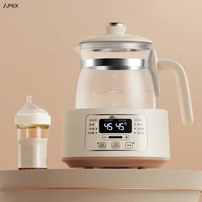 Smart constant temperature electric kettle. Household baby milk maker. Self-heating thermos.