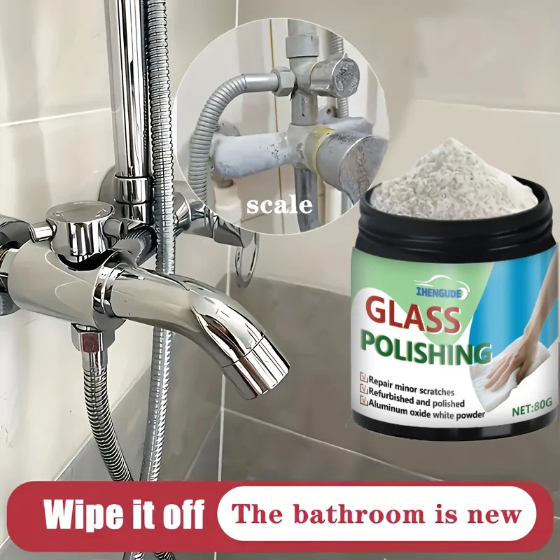 Aluminum Oxide Polishing Powder Premium Glass Polish - Professional Cleaning for Cars, Bathrooms, and Mirrors, Quickly Restores Clarity image 3