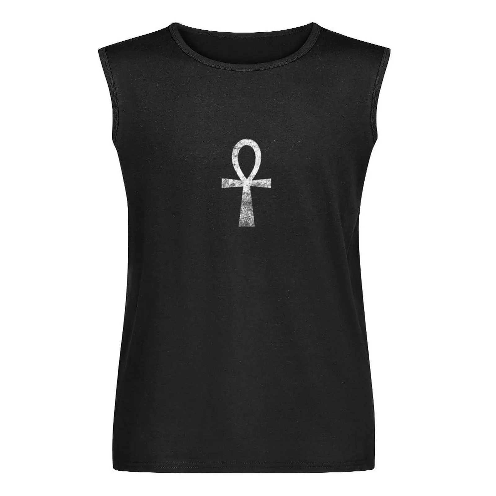 Sandman: Death's Ankh Sigil Tank Top anime t-shirts gym t-shirts