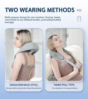Heated Neck Massage Relaxer Dredge Kneading Smart Electric 19