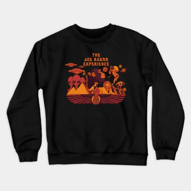 

Autumn and Winter Style Joe Rogan Podcast Fantasy Sweatshirt, "The Joe Rogan Experience Fantasy World" Graphic for A Trendy Look