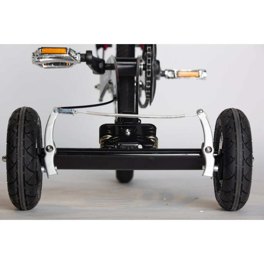 Alloy Frame Foldable Half Bike With Front 20 Inch Wheel Equipped With Rim Brake for Entertainment Fun Bike