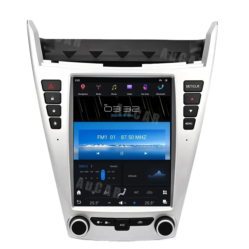 

AUCAR 12.1'' Tesla Android 12 Auto Audio Radio GPS for Chevrolet GMC Terrain 2010-2017Car Stereo Screen DVD Player Car Video