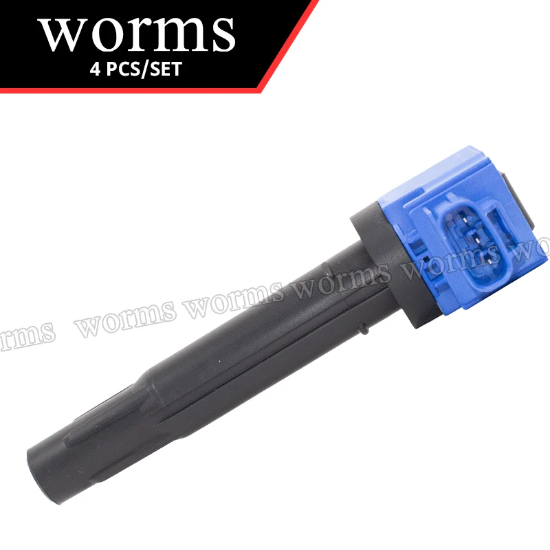 Worms Ignition Coil High Performance 4Pcs Set For Suzuki Swift IV V Sx4 S-Cross K12B K12C K14C катушка 33400-81P00