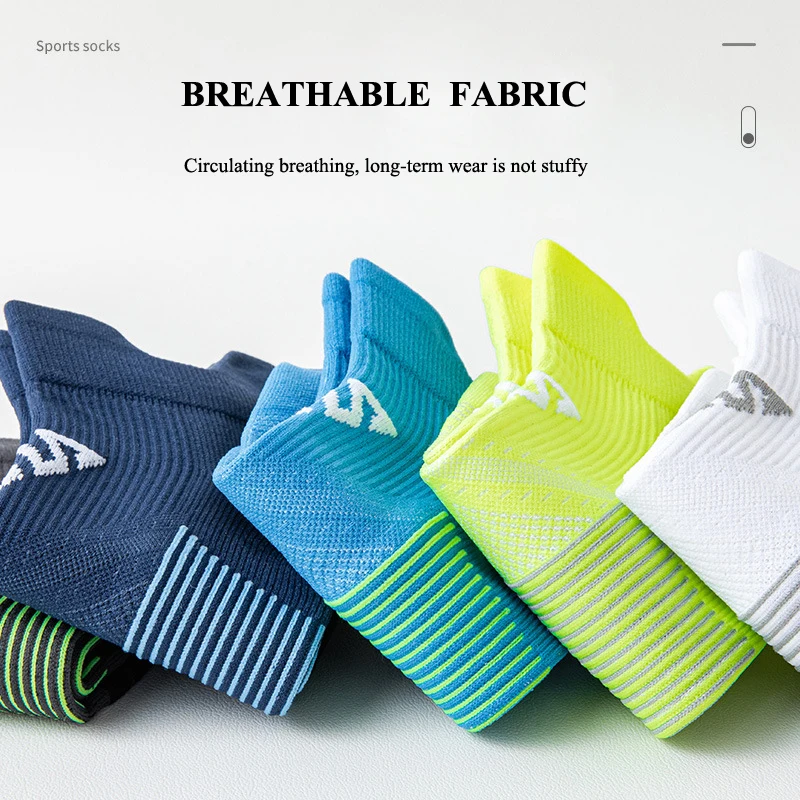 Sommer Laufschuhe Socken Männer Frauen Fitness Sport Schnell trocknend Schweiß absorbieren Atmungsaktive Anti-reibung Marathon Ankle Tab socken