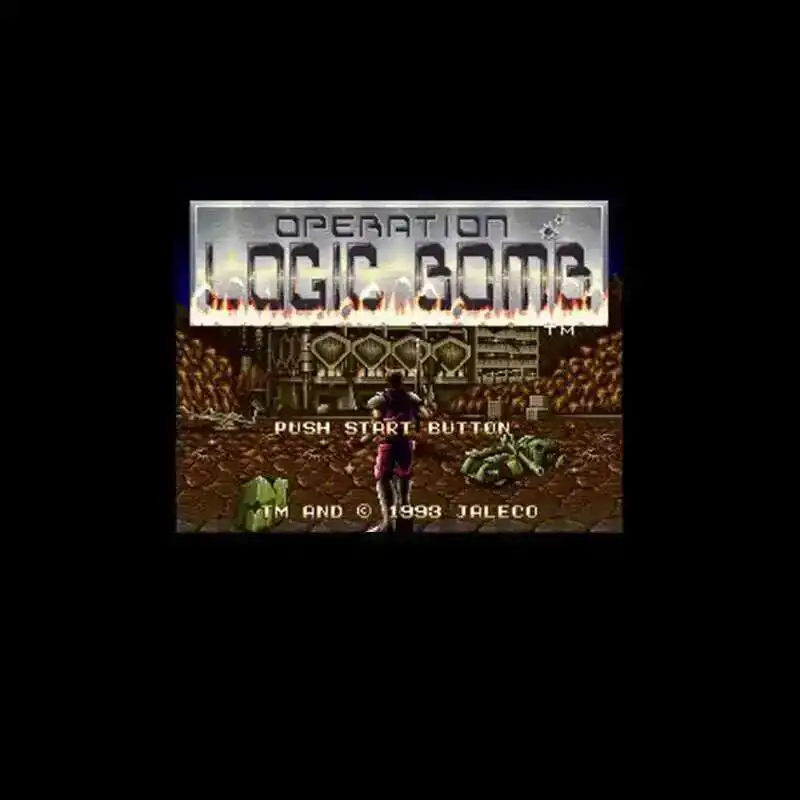 

Специальное управление Logic Bomb NTSC 16-битная большая серая игровая карта для 46-контактных игроков США