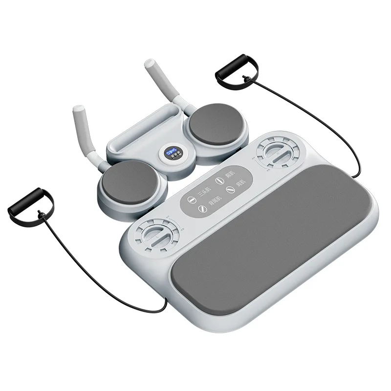 

Многофункциональная фитнес-доска 6-в-1 с автоматическим возвратом колеса для пресса, тренажер для мышц живота, домашнее фитнес-оборудование для похудения