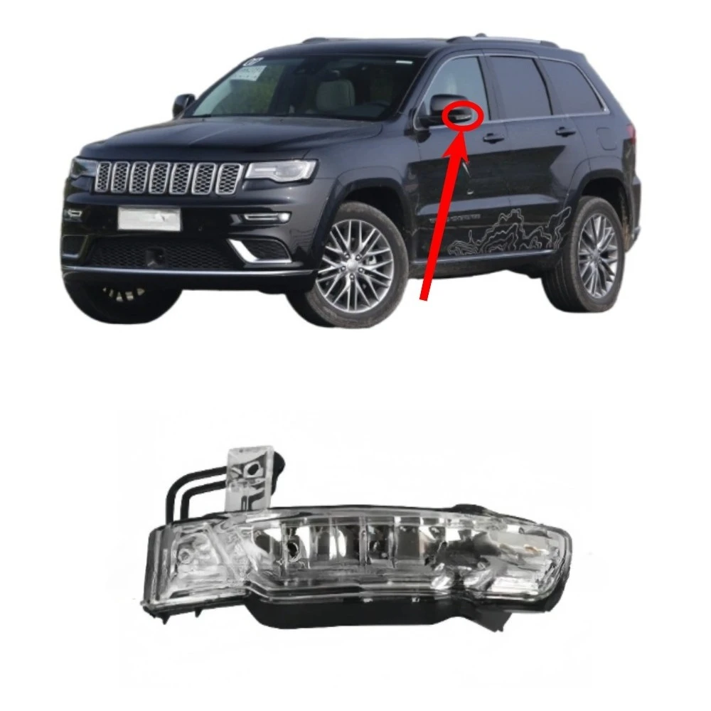 

1 Piece Reverse Mirror Light for Jeep Grand Cherokee 2011-2021 Side Mirror Lamp Side Signal Lights