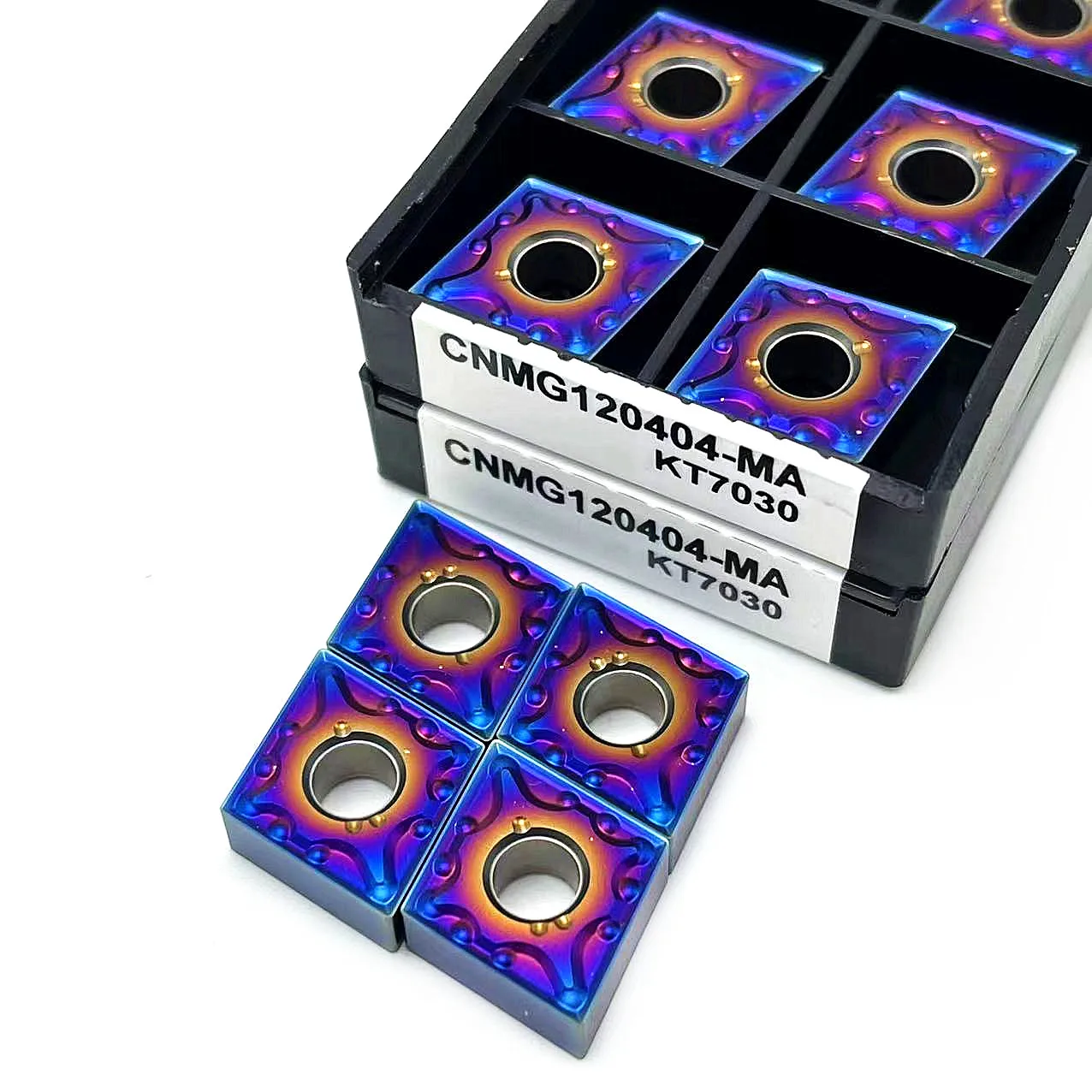 Nano blue CNMG120404 MA KT7030 utensili per tornitura esterna CNMG 120408 inserti in metallo duro utensile da taglio utensili CNC utensili da taglio per tornio