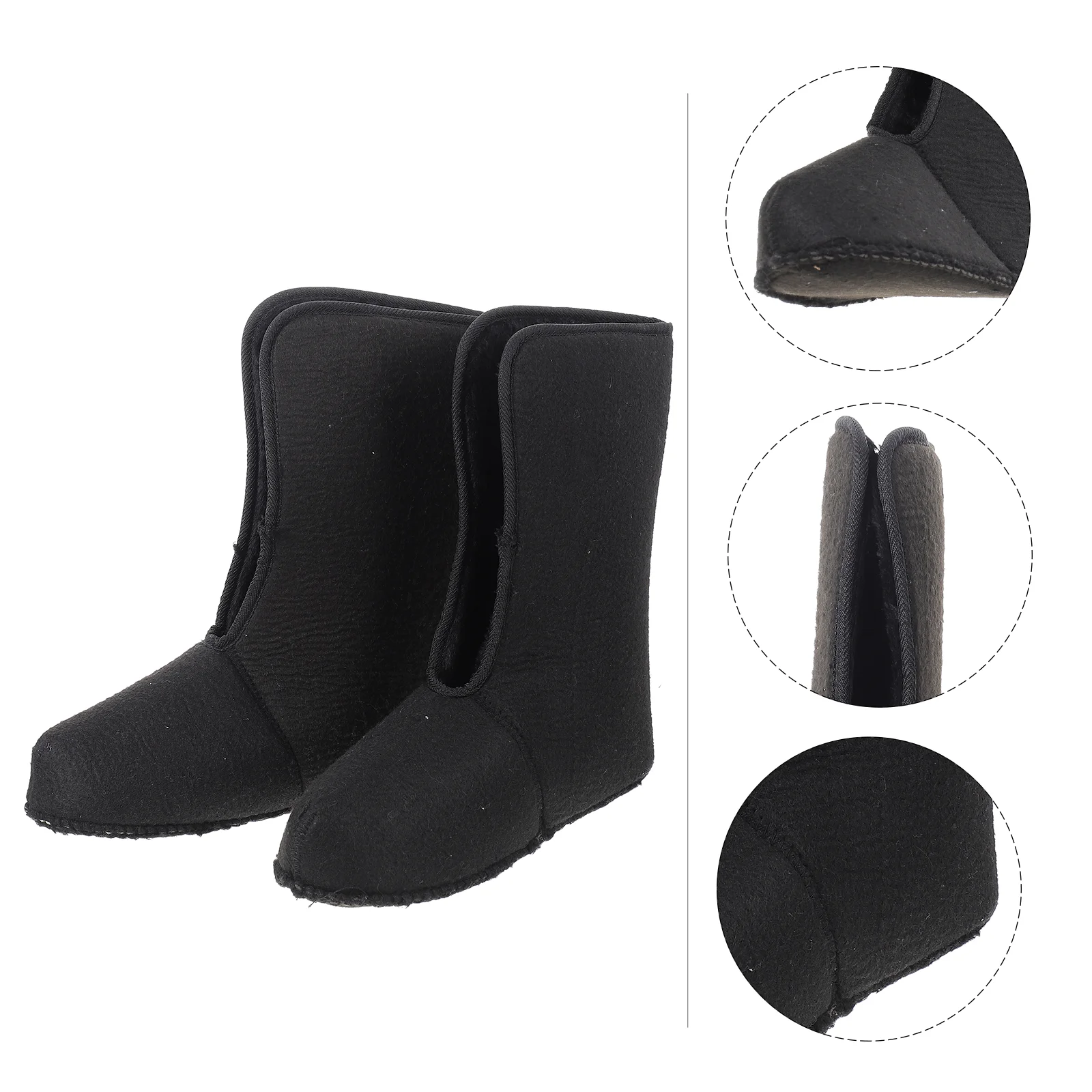 Boot Lining Mens Fishing Shoes Warm Socks Thermal Plush Boots Inner Cover Accessories Man