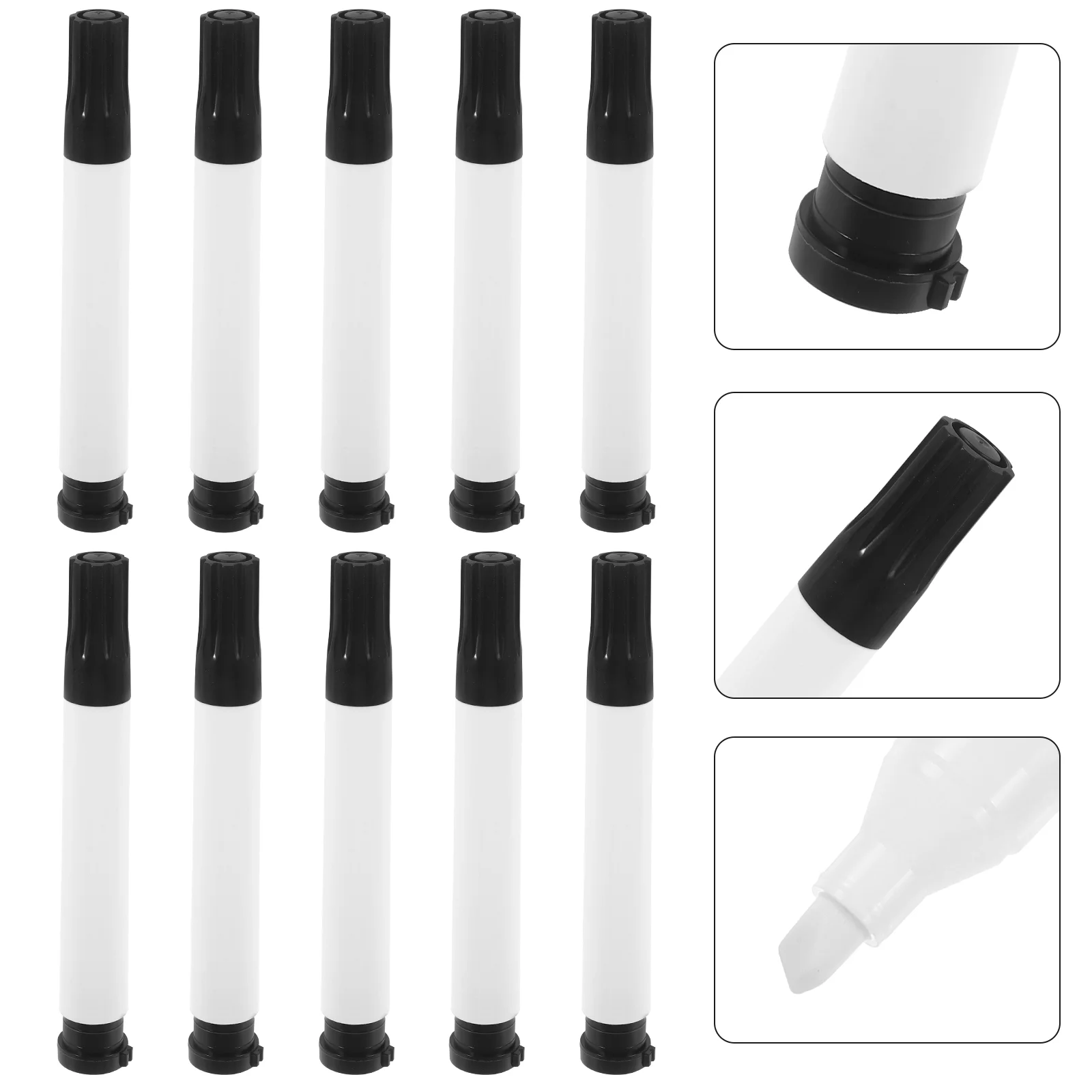 

10 Pcs Marker Accessories Paint Pen Replacement Empty Rod Pens Paintbrush Graffiti Markers Plastic Shells Makers Tube Office