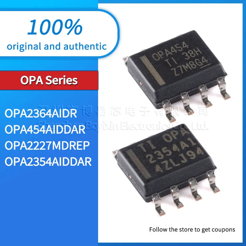 

Original genuine OPA2227MDREP OPA2354AIDDAR OPA2364AIDR OPA454AIDDAR SOIC-8