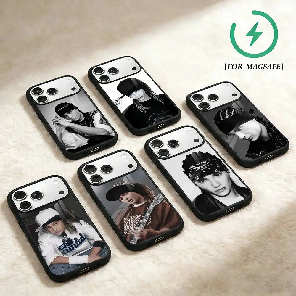 

Singer T-Tom Kaulitz Phone Case For iPhone 17,16,15,14,13,12,Plus,Pro,Max for Magsafe Magnetic Wireless Charging