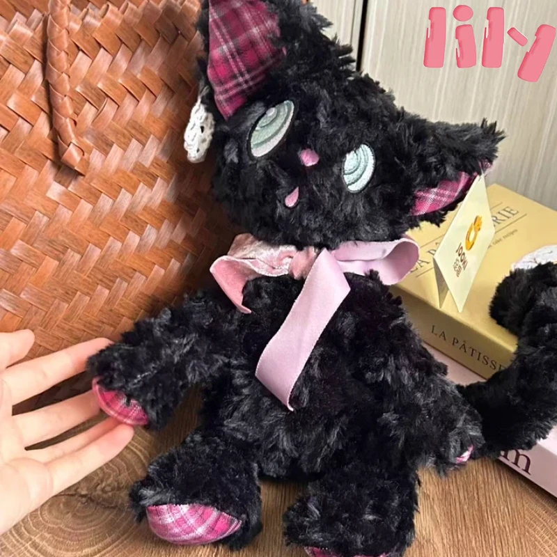 Brinquedos de pelúcia ouvindo gatinhos, bonecas fofas de pelúcia, travesseiros de dormir, boneca de menina, presente de aniversário, enchimentos de algodão, amigável à pele