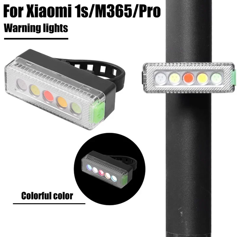 

USB Charging Taillight for Xiaomi M365/1S/PRO - Smart Indicator with Warning Light, Dual-Purpose Design