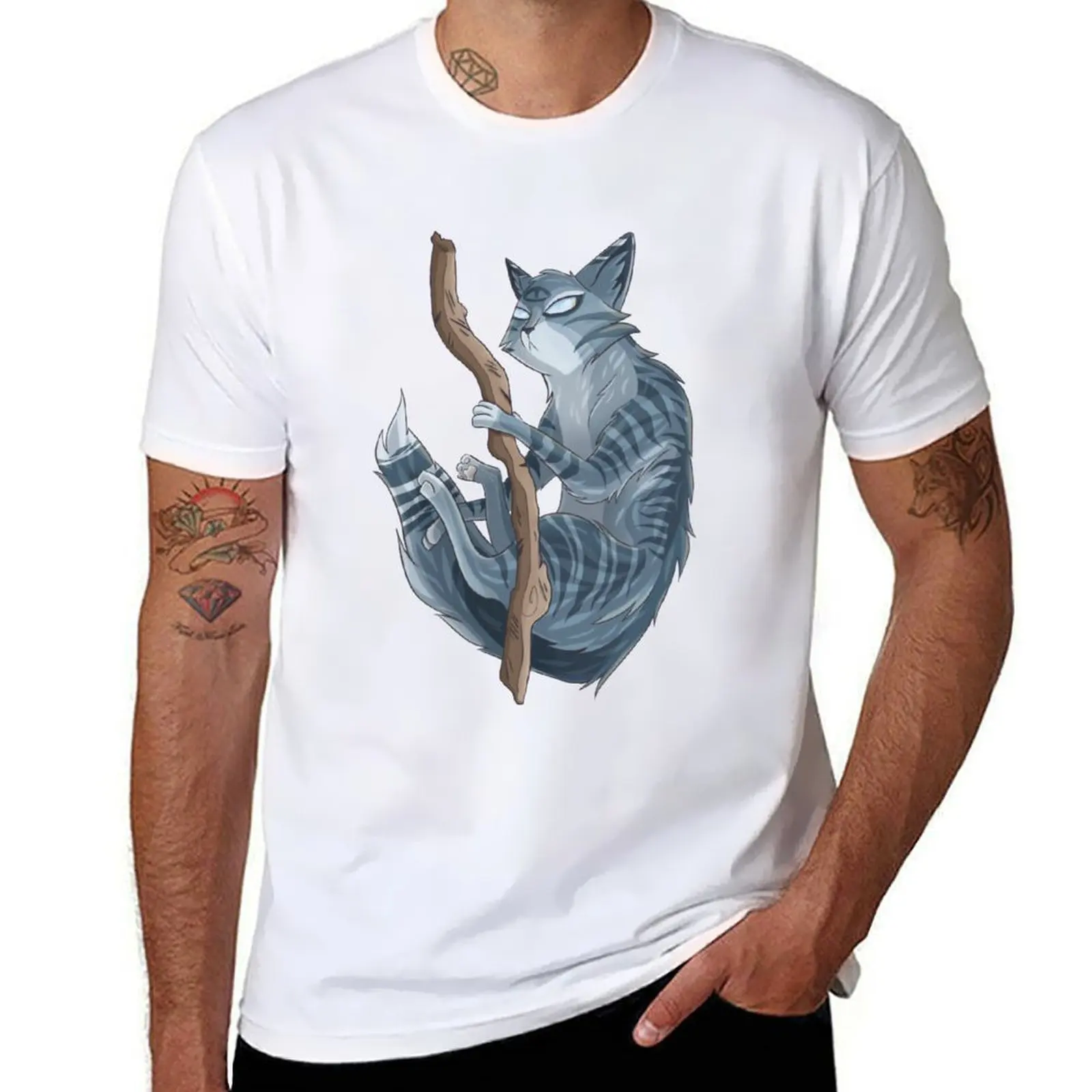 

Jayfeather T-Shirt graphic t shirts for man anime t shirts oversize T-Shirt