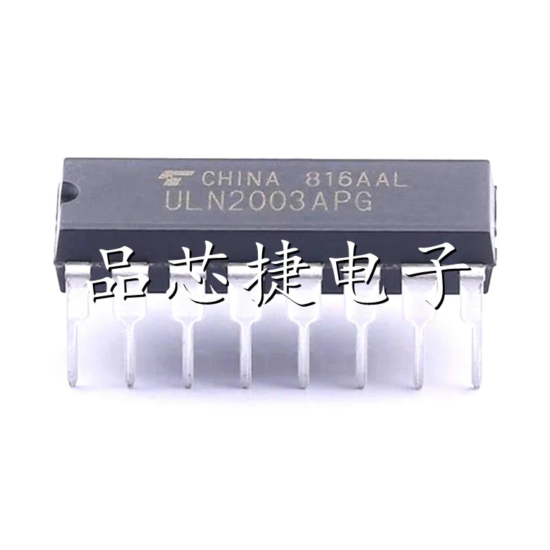 

10pcs/Lot ULN2003APG ULN2003 DIP-16 High−Voltage, High−Current Darlington Drivers