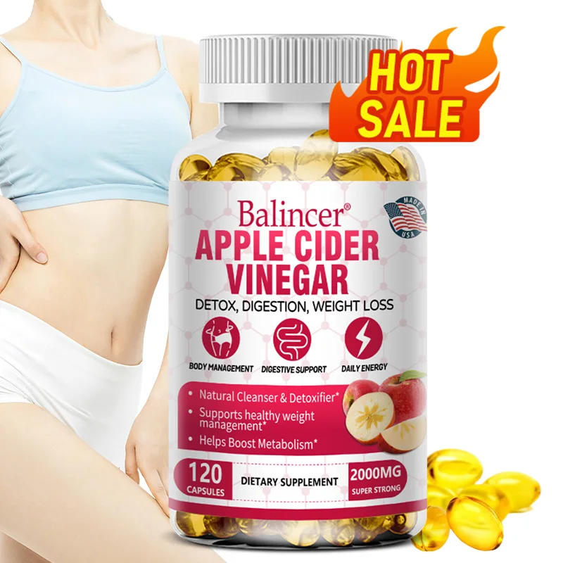 

Капсулы из яблочного уксуса Balincer для здорового сжигания жира, пищеварения, детоксикации и повышения иммунитета