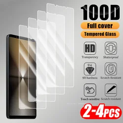 2-4pcs 8K  Full Cover Tempered Glass For Sony Xperia 1 5 10 VI V Screen Protector Sony Xperia 5 10 IV III II Protective Glass