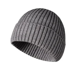 Men's Warm Winter Hats Knit Cuff Beanie Cap Thick Windproof Fisherman Beanie For Women Outdoor Soft Thermal Snow Ski Hats