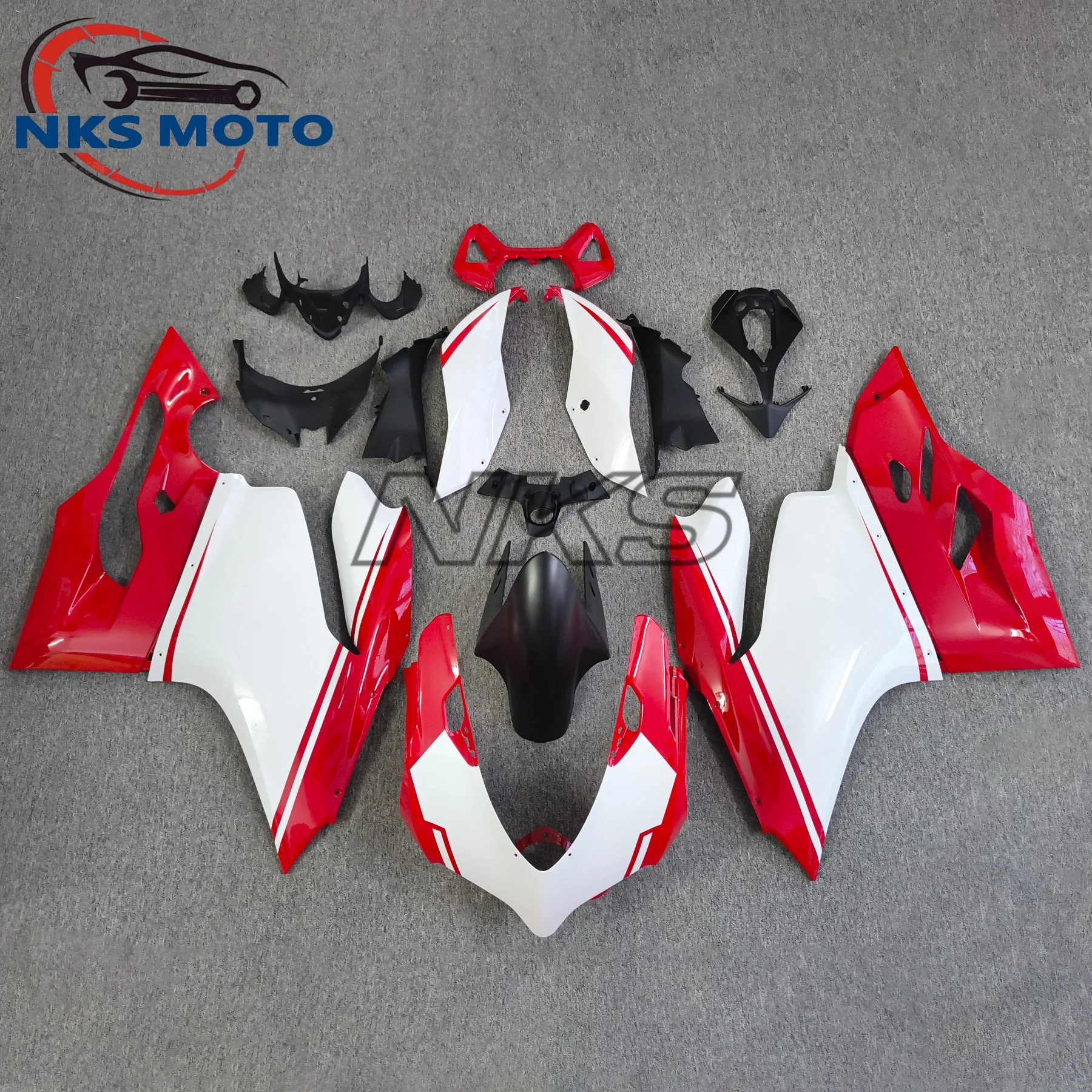 New ABS Motorcycle Fairings kit Fit For Ducati 899 1199 panigale 1199S 2012 2013 2014 2015 Custom Red White