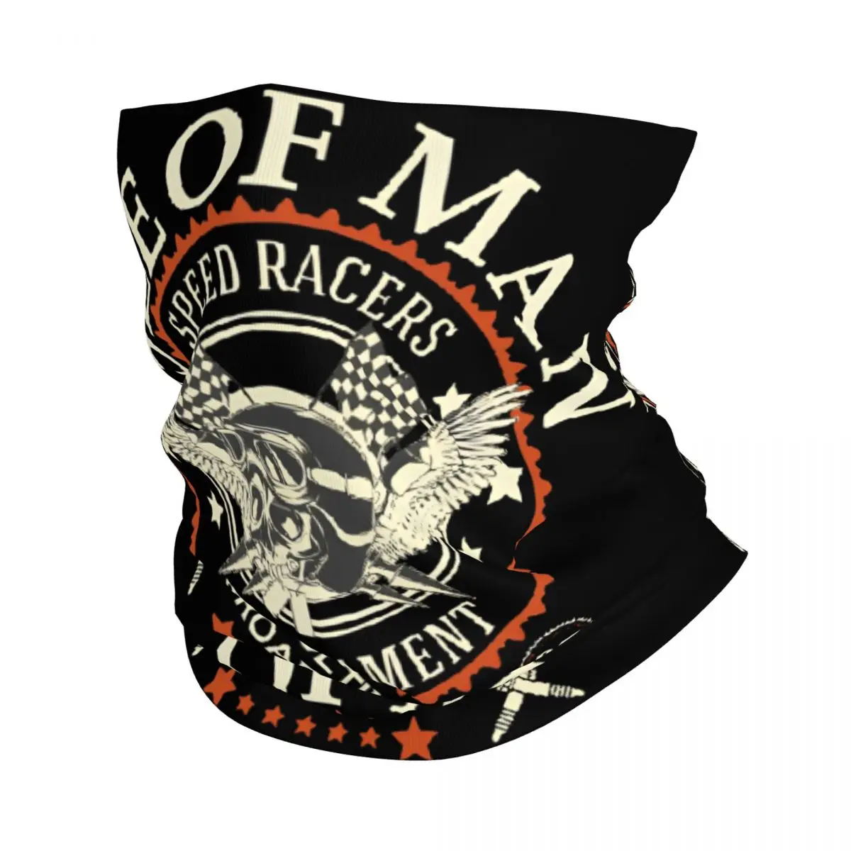 

Isle Of Man TT Road Race Бандана на шею с принтом Мотоциклетный велосипедный волшебный шарф Теплая повязка на голову для бега унисекс для взрослых Зима