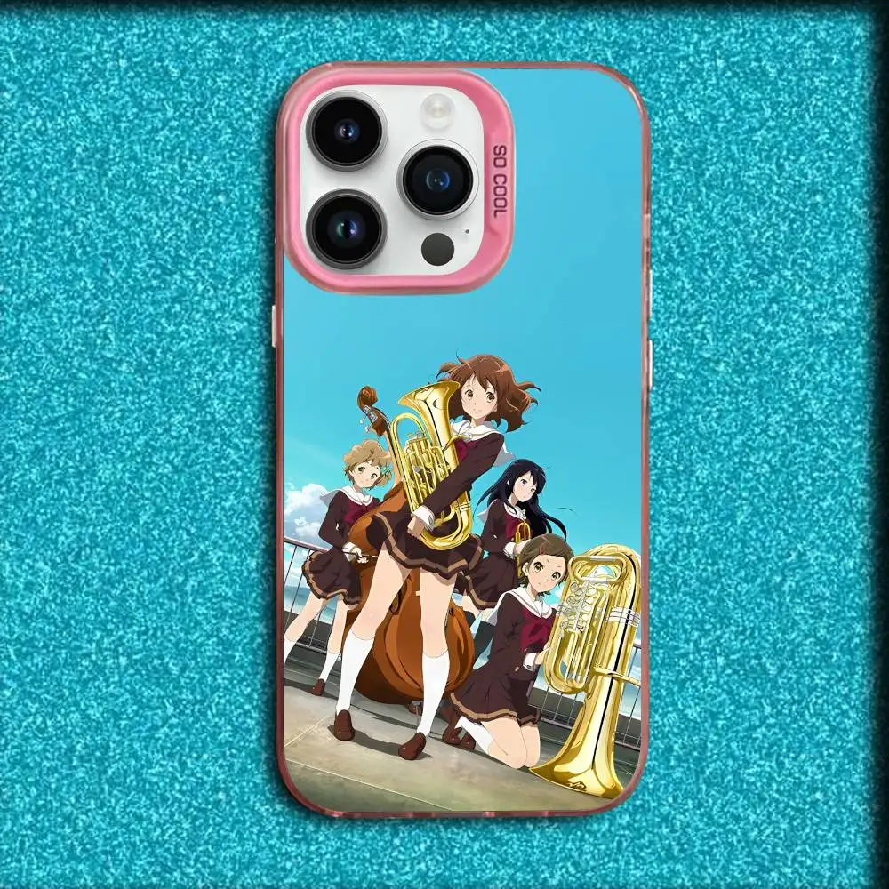Hibike Animation euphonium movie 3 Phone Case For iPhone 17,16,15,14,13,12,11,Pro,Max,Plus,E,SE4,Air,Mini Pink IMD Box