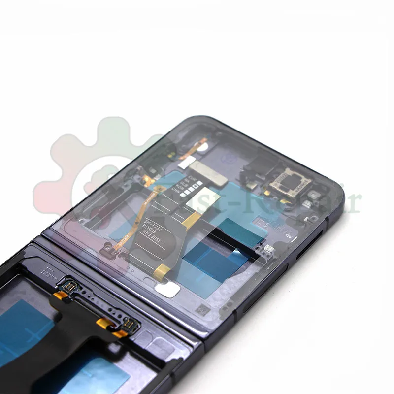 Samsung Galaxy Z Flip 5用OLED品質LCDディスプレイ（フレーム付き