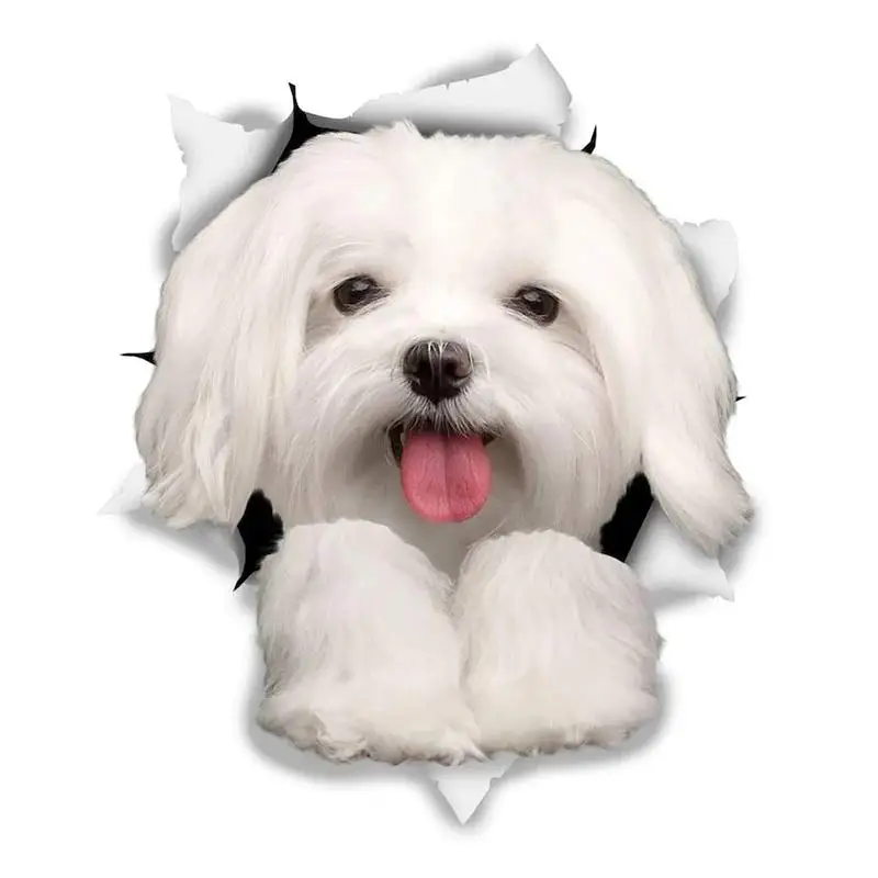 M463 Wurst Hund Rottweiler Hund Yorkshire Terrier Hund PVC Haushalt Dekoration Wand Aufkleber Toilette Aufkleber – Detail 3