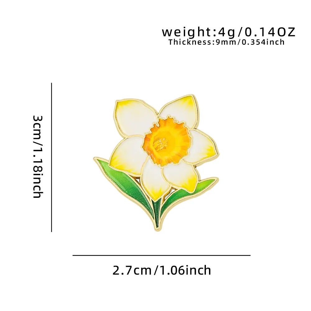 Elegante botanische Emaille-Blumenanstecker, sortierte Pflanzen-Reversbroschen, Natur-Abzeichen für Kleidung, Damen-Modeaccessoires
