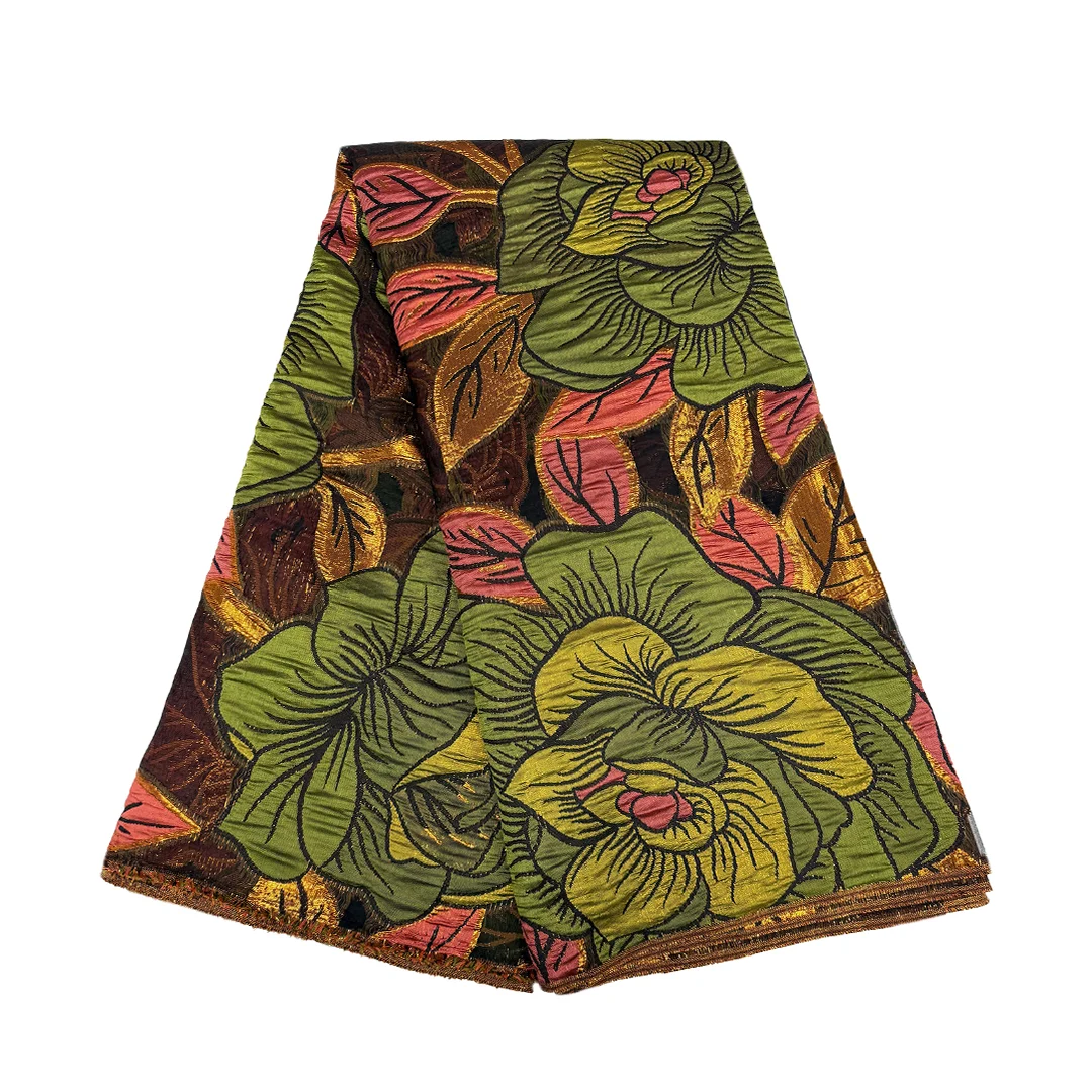 Newest Embroidery Tissue Cord Lace Material African Lace Fabric 5 Yards Fashion Mesh Milk Silk Cord Lace Fabric For Party Dress