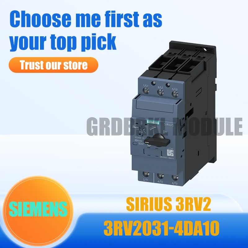 

Brand New Original SIEMENS 3RV2031-4DA10 Motor Protection Circuit Breaker