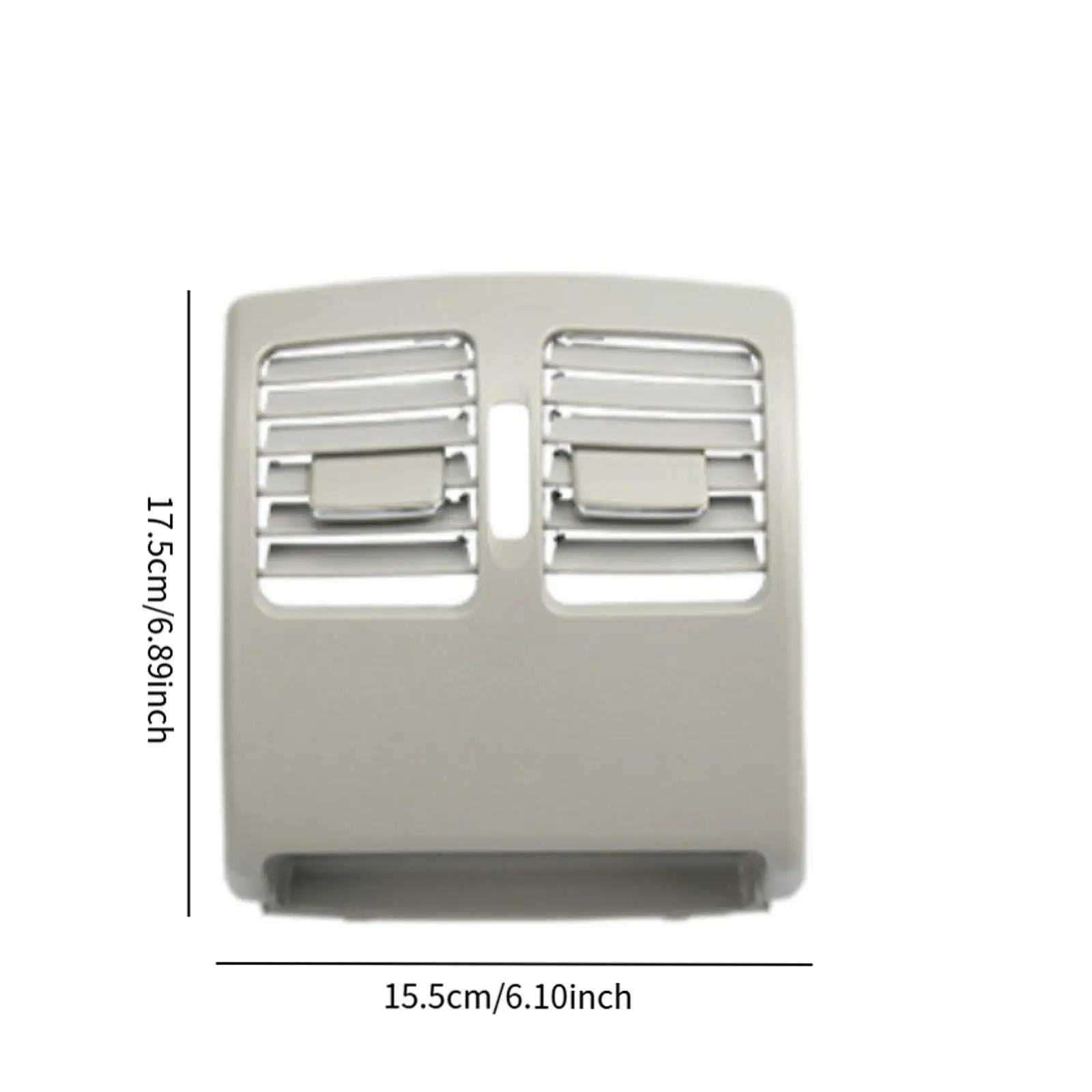 Cubierta del Panel de salida de CA trasera, embellecedor de ventilación, fácil de instalar, reemplazo de consola central resistente de alto rendimiento para Clase C W204